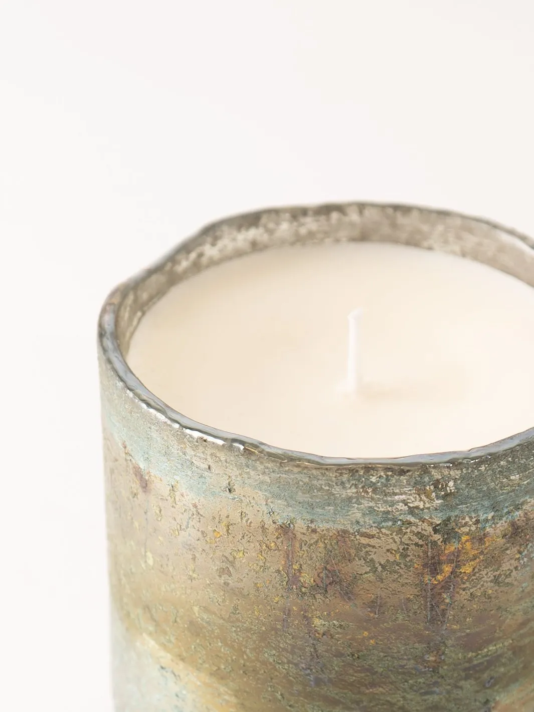 Grapefruit Pine Candle Mossy Vessel