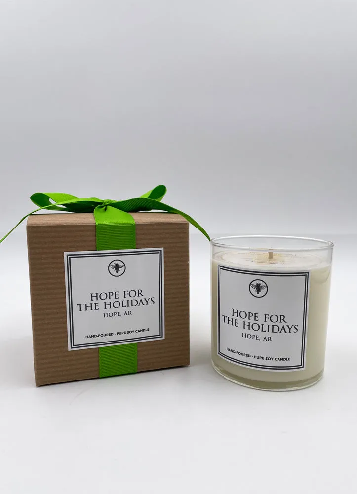 Hope For The Holidays Candle by Ella B Cnadles