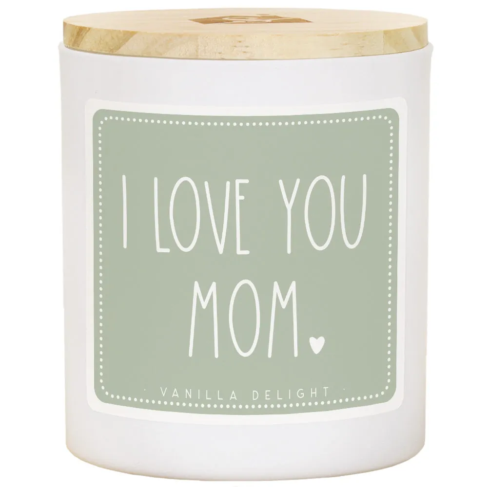 I Love You Mom Candle