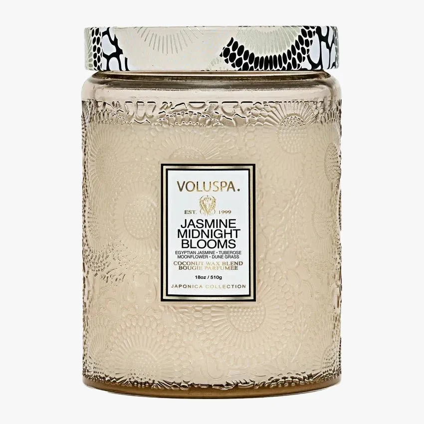 Jasmine Midnight Blooms Large Jar Candle