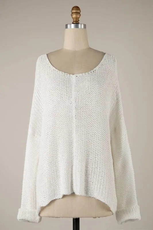 Kai Soft Knit Sweater Off White