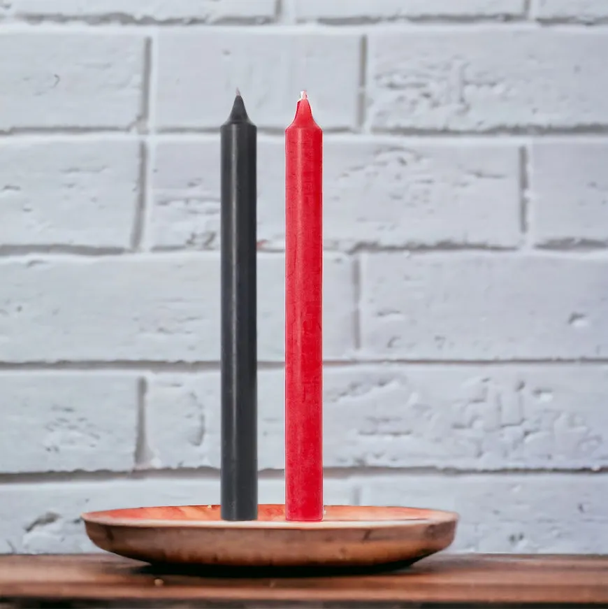 Large Coloured Taper Candles