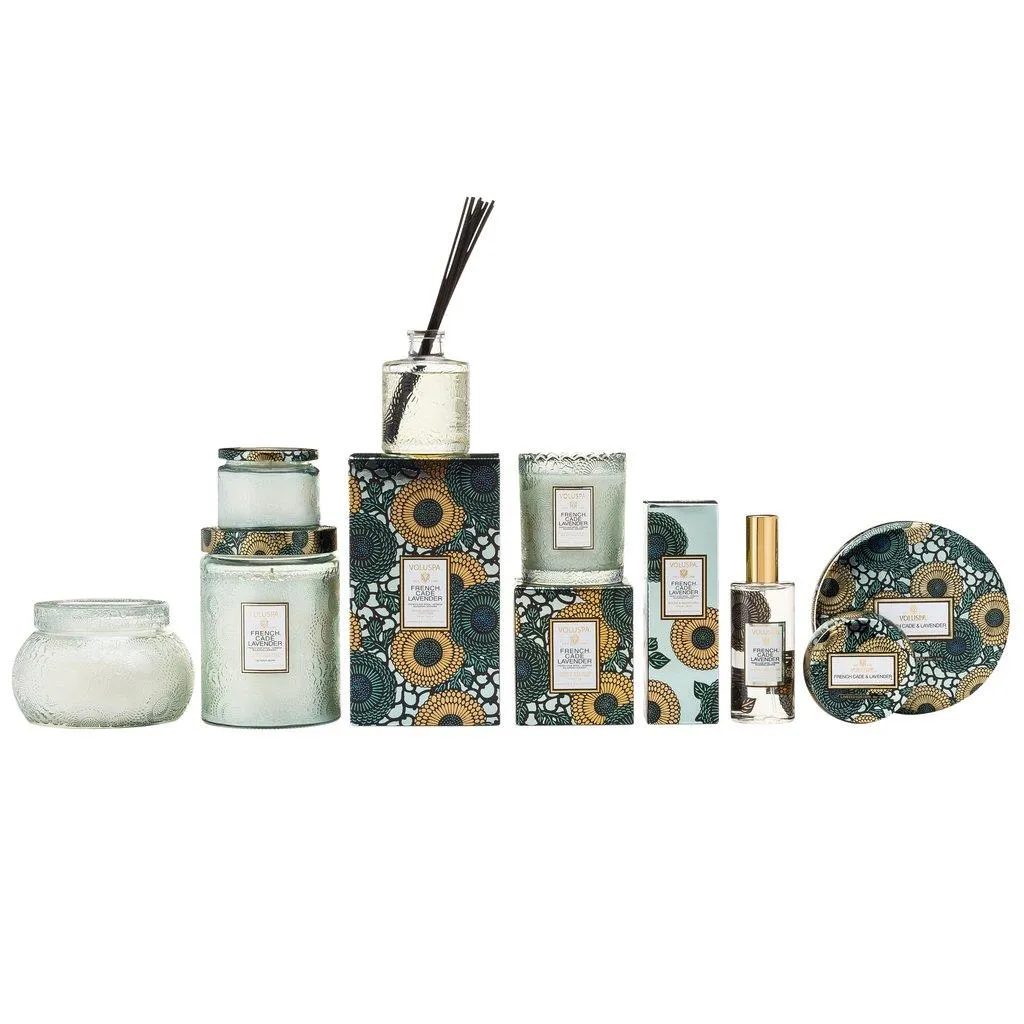 Large Glass Jar Candle (French Cade Lavender)