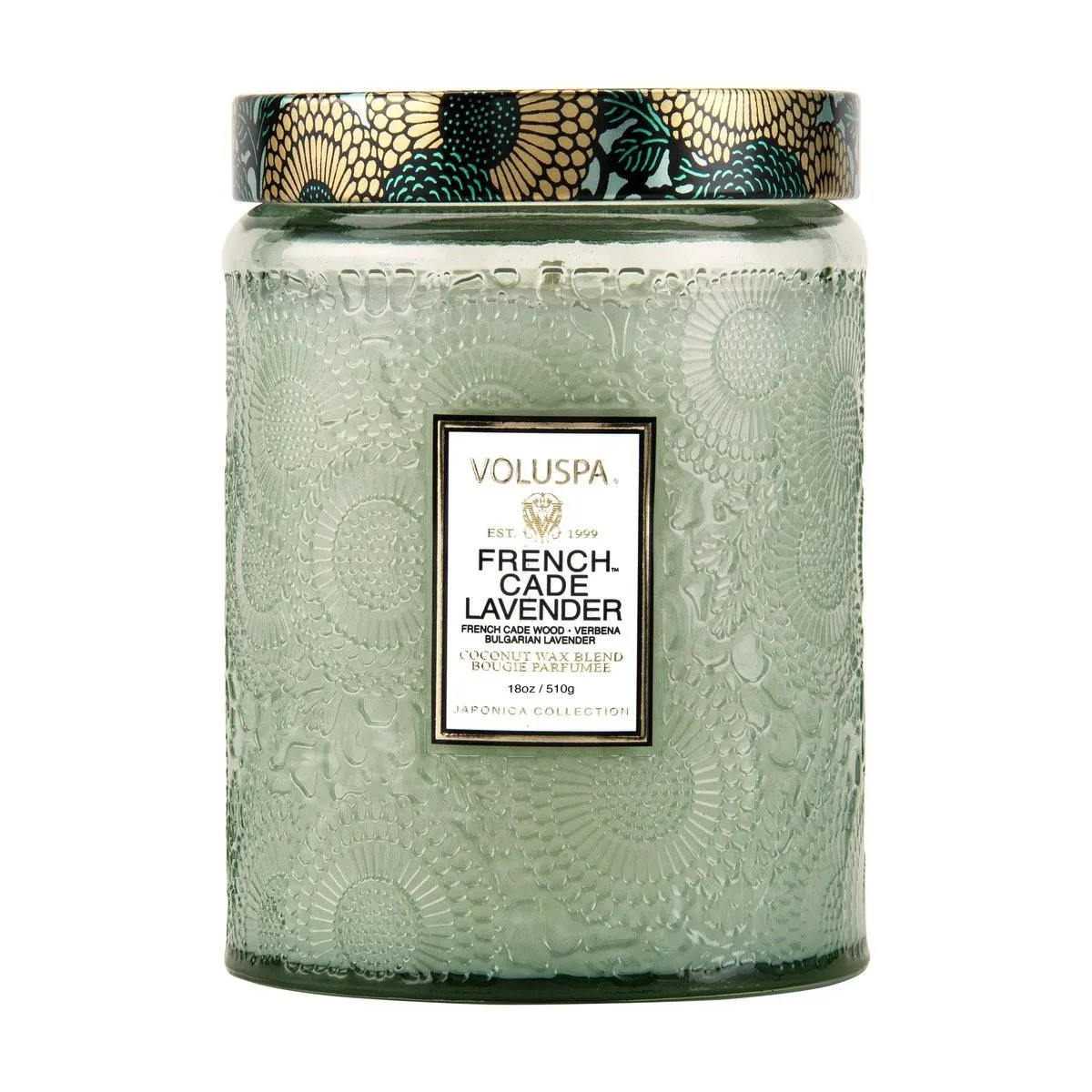 Large Glass Jar Candle (French Cade Lavender)