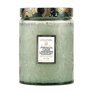 Large Glass Jar Candle (French Cade Lavender)