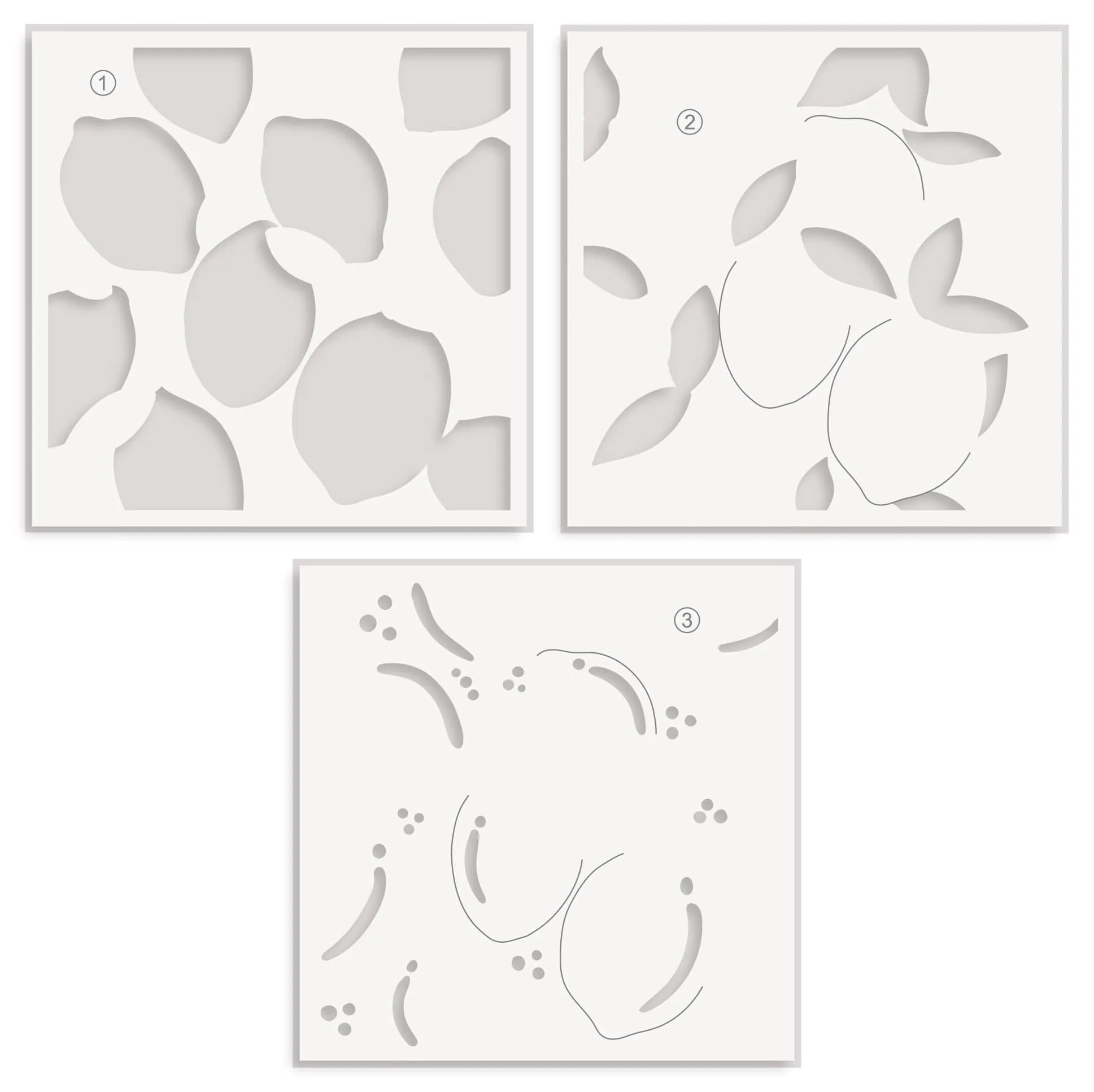 Lemon Craze Stencil Set (3 in 1)