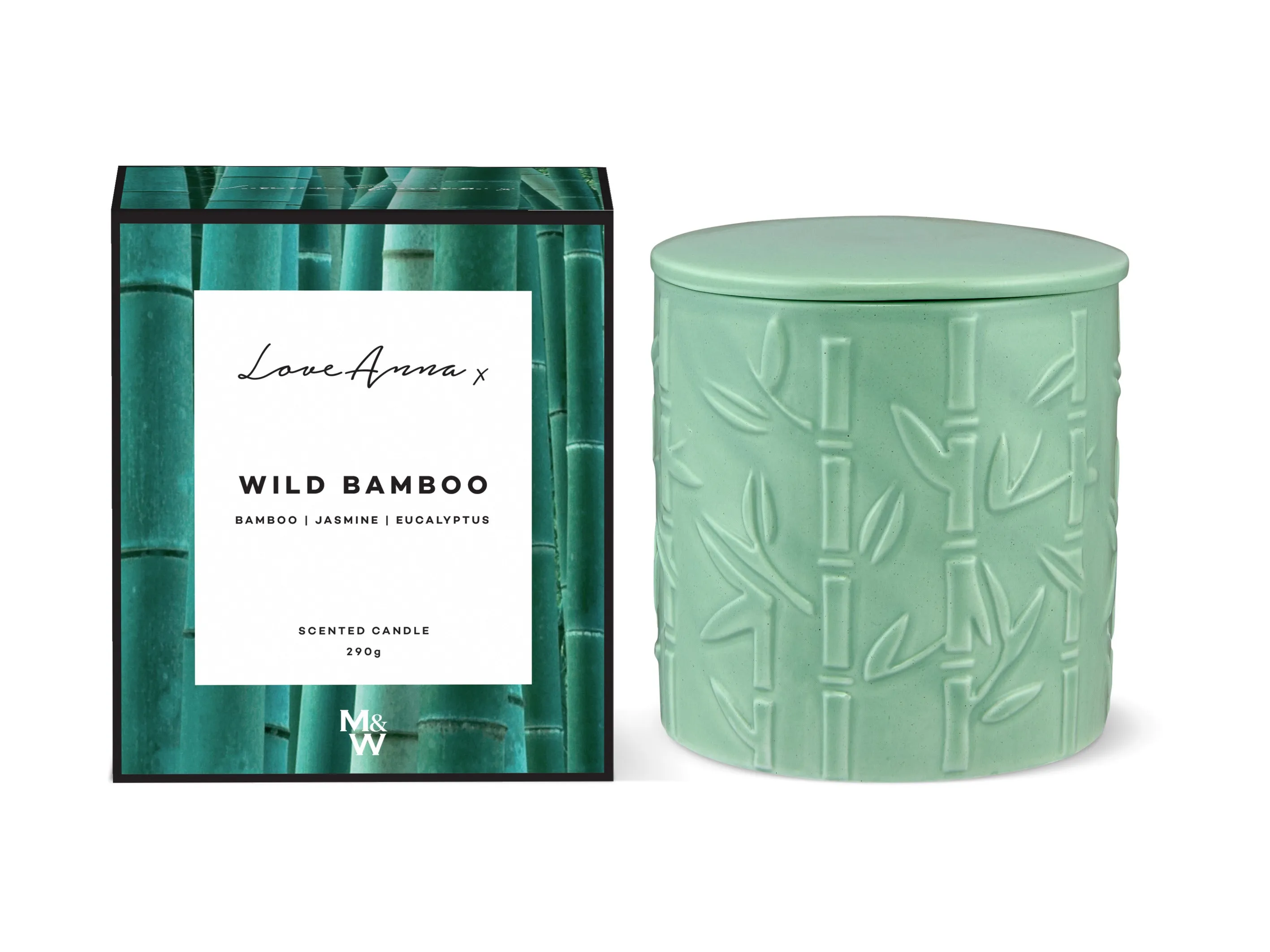 Love Anna x Botanika Fragrance Candle 290g - Wild Bamboo