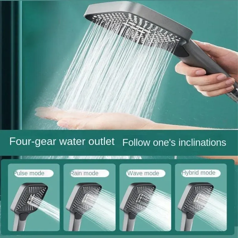 Luxurious Rainfall Showerhead: High Pressure Spa Experience