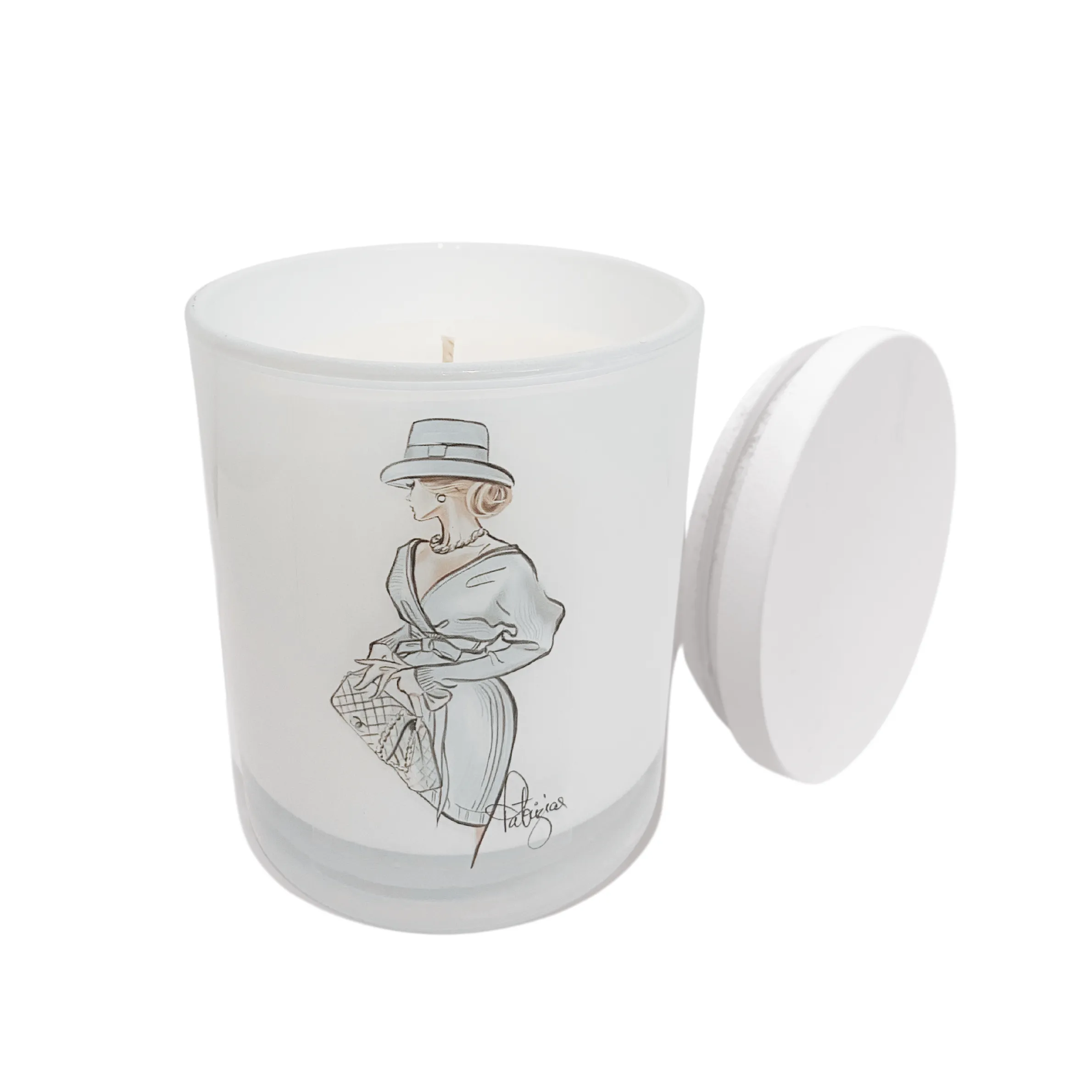 Luxury Coconut Soy Wax Candle - Elegante