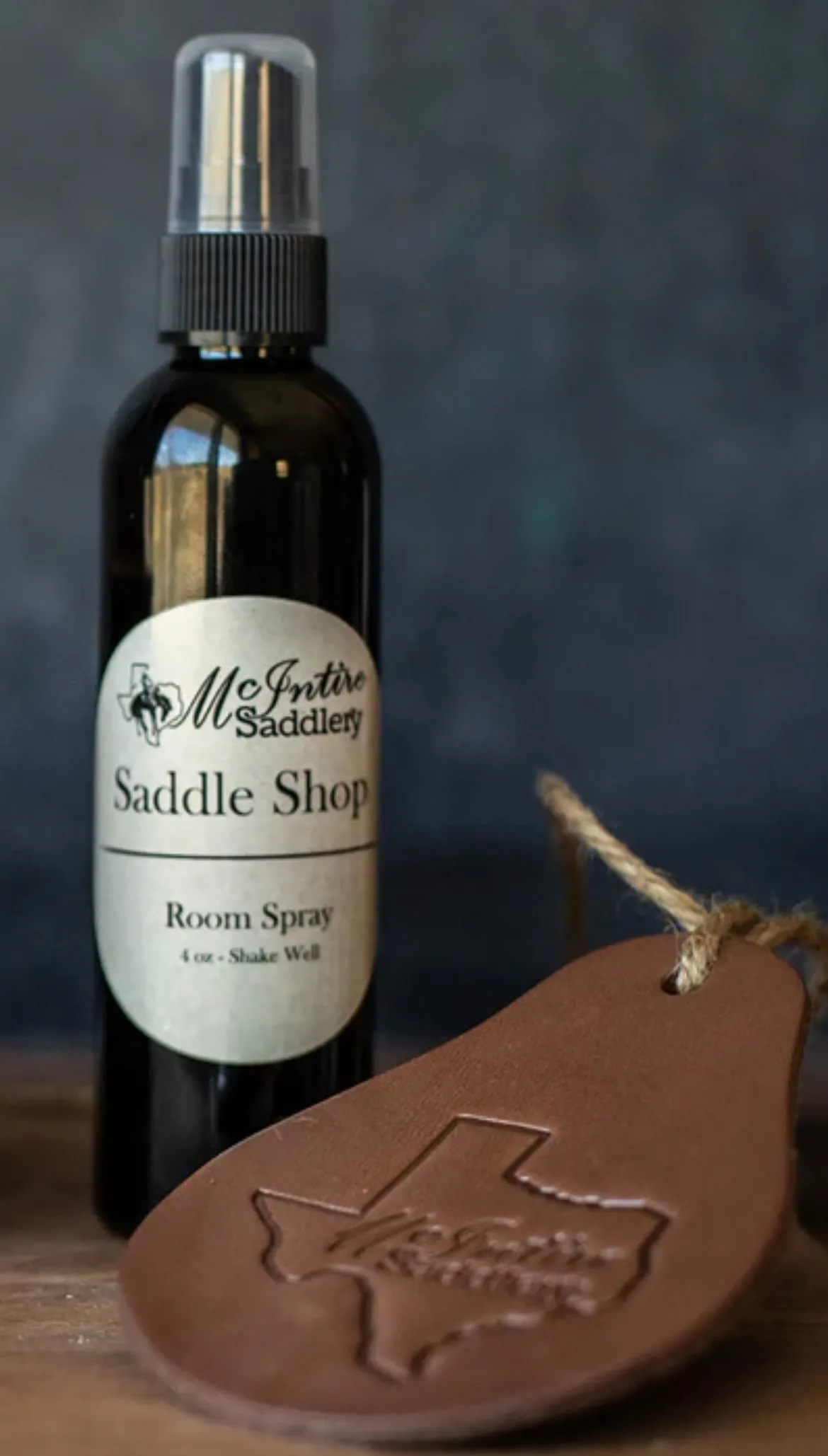 McIntire Saddlery room spray/car scent refresher