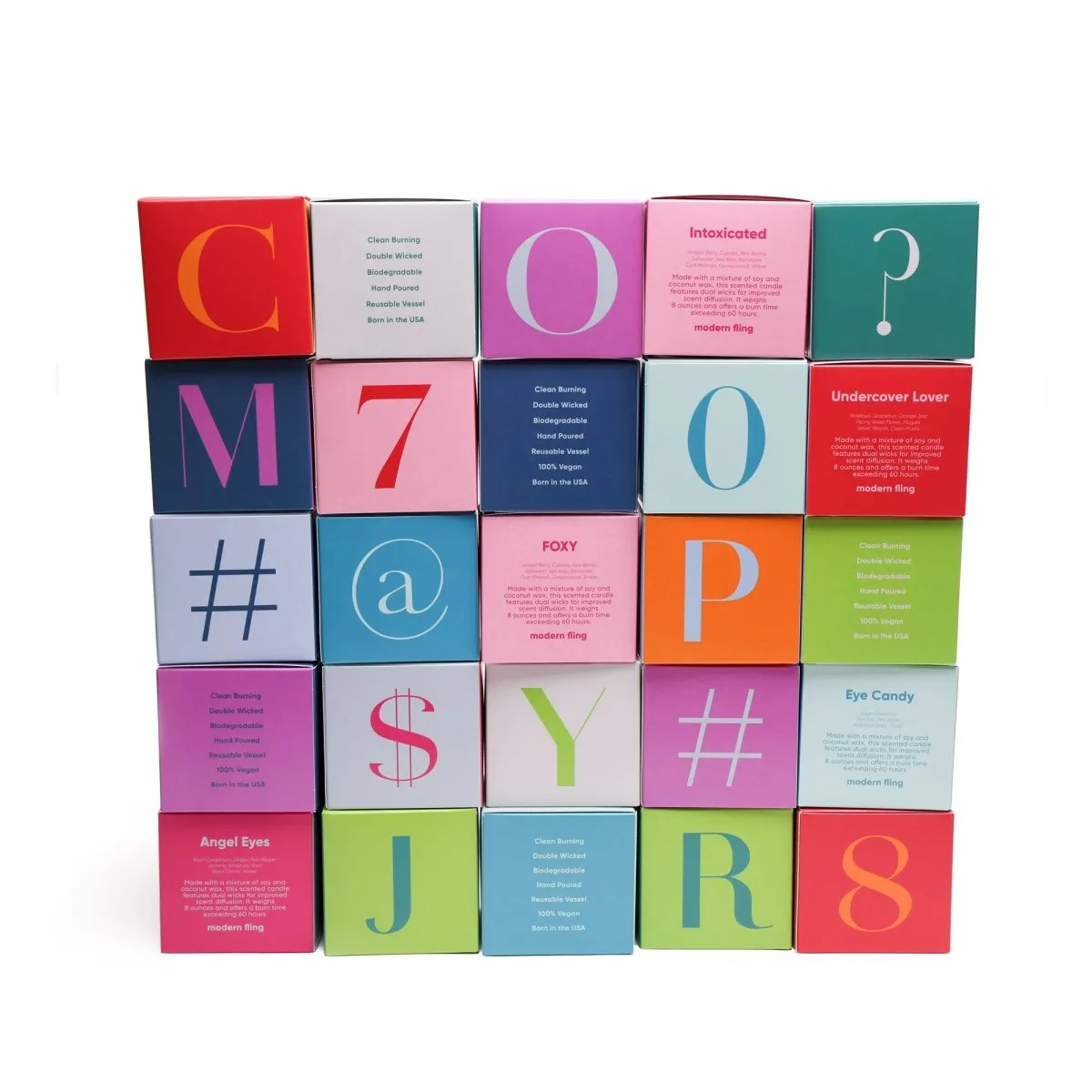 Modern Fling Coconut & Soy Blend Candle M