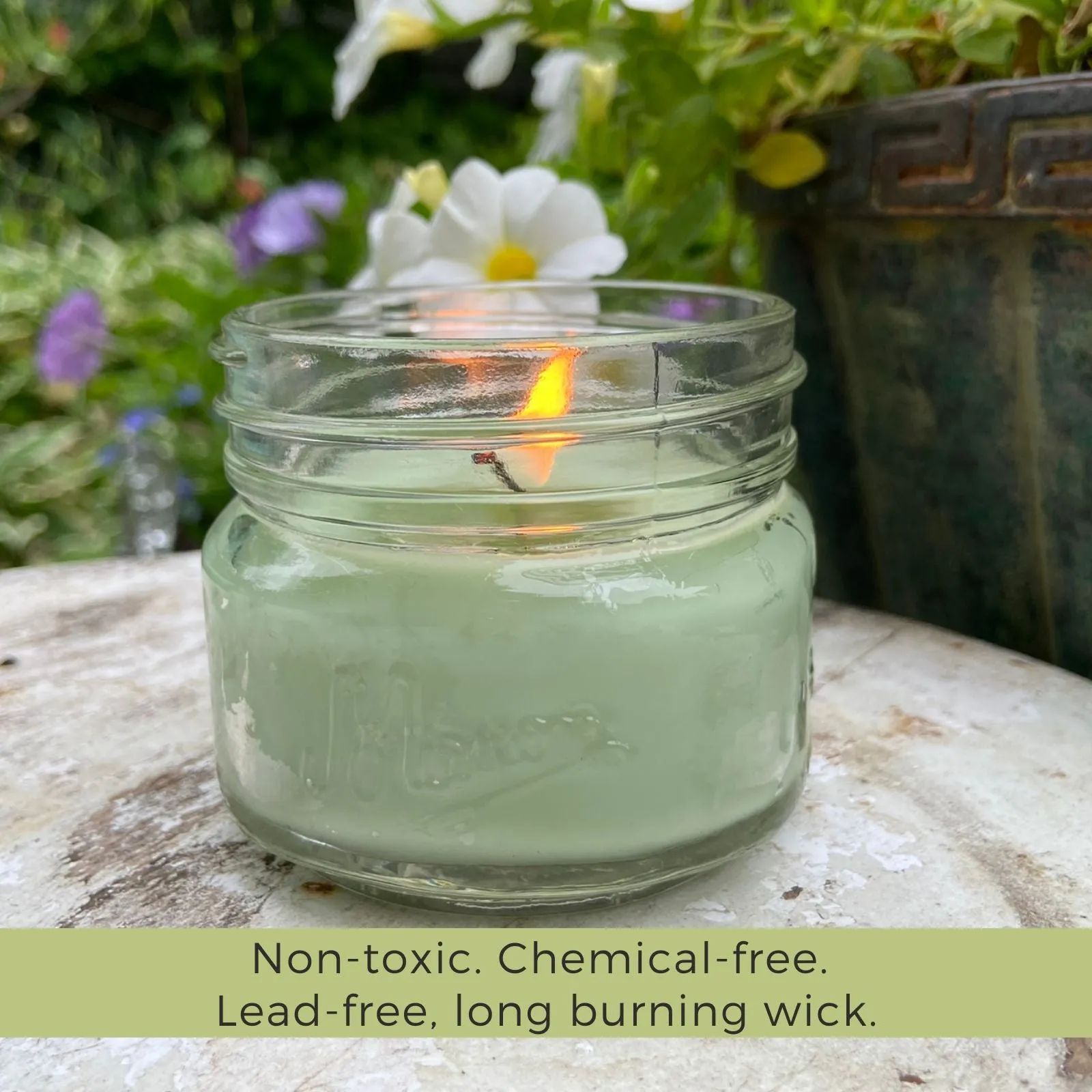 Mosquito Repellent Candle Natural Eucalyptus | 3 Oz Each, Set of 3 | Soy-Base, Infused with Essential Oils | Made in USA