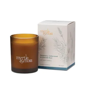 Myrtle and Moss Lavenderbud, Rosemary and Cedarwood Soy Wax Candle