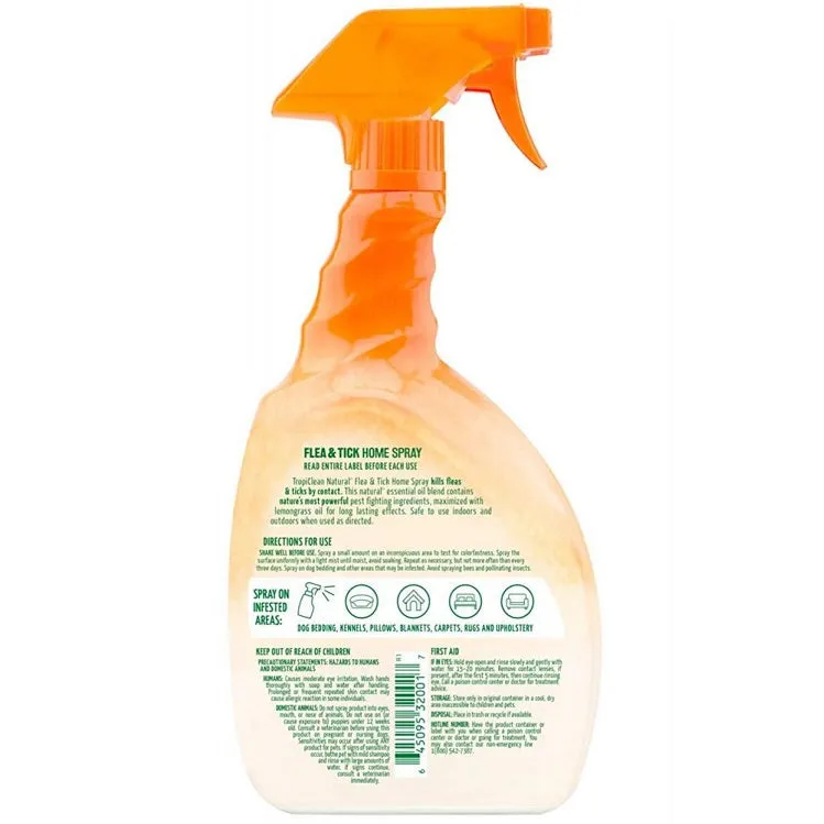 Natural Flea & Tick Home Spray 32 oz.