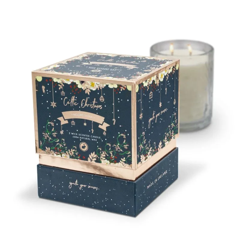 NOLLAIG SHONA VANILLA NUTMEG 2-WICK CANDLE