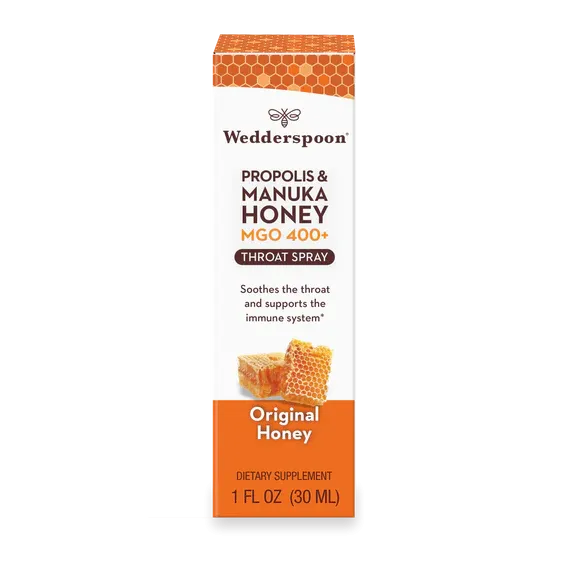 Propolis & Manuka Honey Throat Spray 1 Fl. Oz. MGO 400  (3 Options)