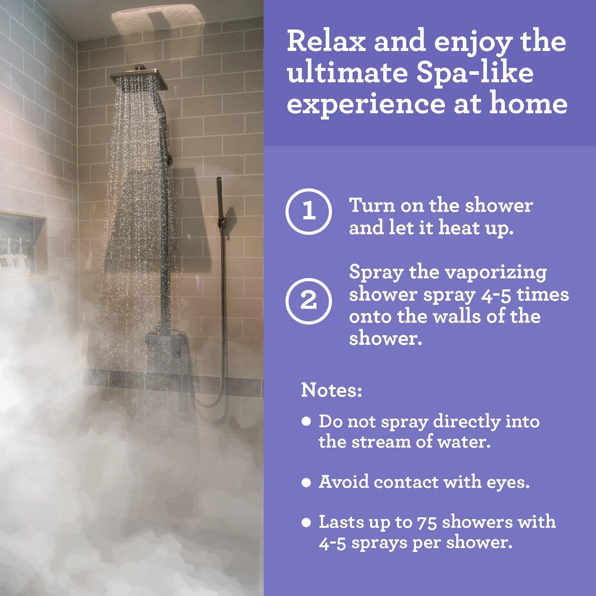 Relax Lavender Shower Spray, 2 FL OZ