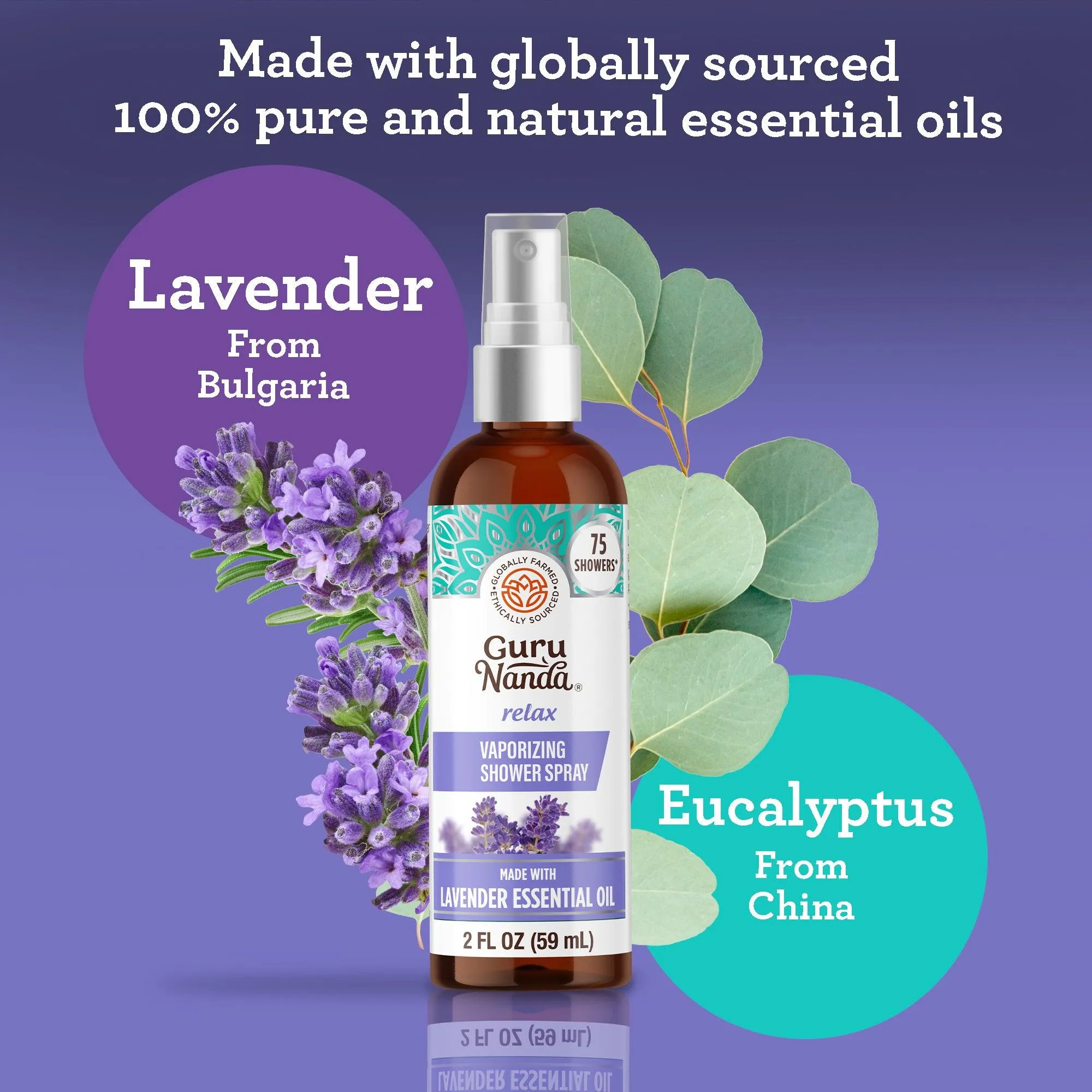 Relax Lavender Shower Spray, 2 FL OZ