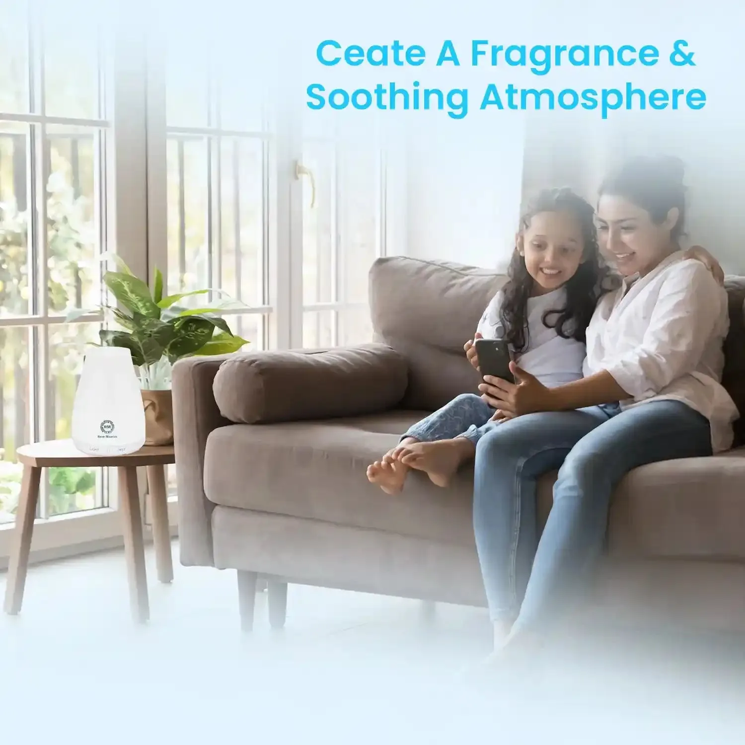 ReNe-Maurice Electric Aroma Diffuser (Free Essential Oil)