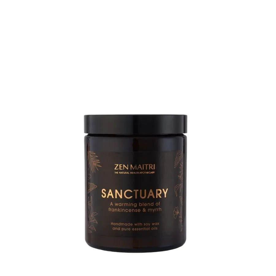 Sanctuary Candle with Frankicense & Myrrh  | Grounding and Calming