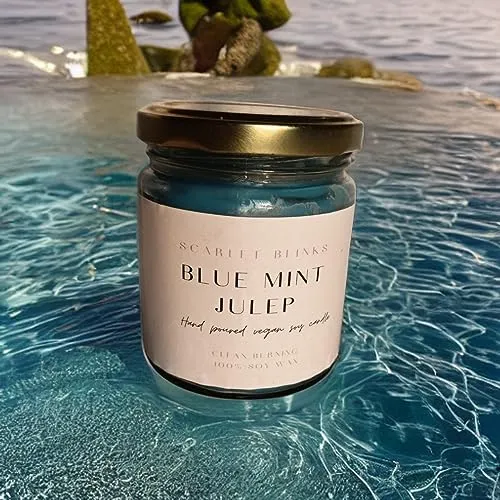 Scarlet Blinks Arabian Delight | Jasmine | Blue Mint Julep | Soy Wax Candles | Aroma Therapy Candles | Burning Time :-45 HRS Pack of 3