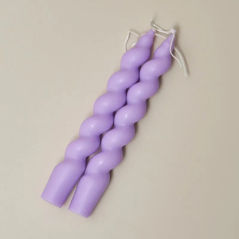 Scented Spiral Candles (2pk)