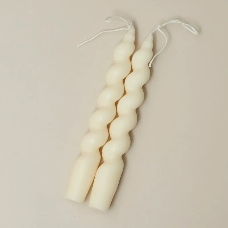 Scented Spiral Candles (2pk)