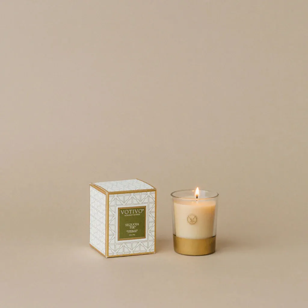Sequoia Fir Votive 2.1oz Candle