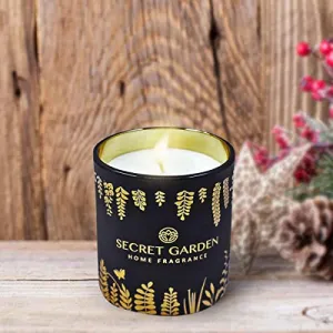 Soy Wax Scented Candle in Glass Jar for Home Fragrance and Home Decoration (40H Burn Time) (AXW1203)