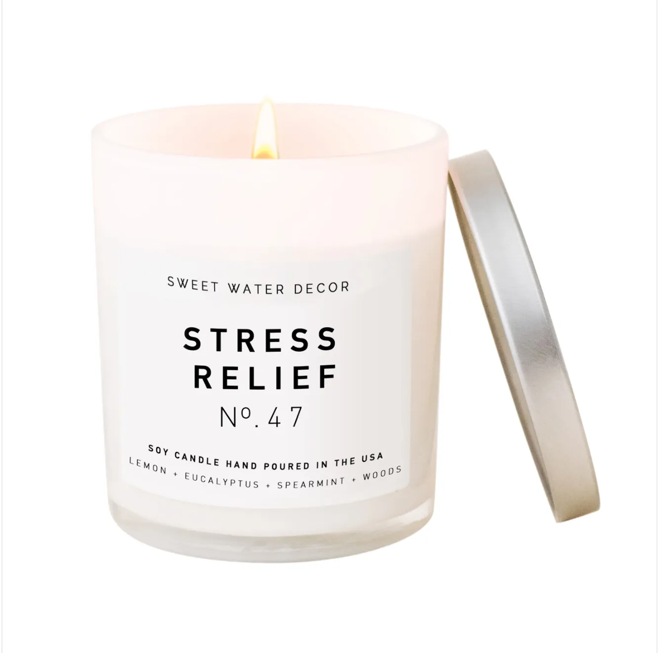 STRESS RELIEF SWEET WATER DECOR CANDLE
