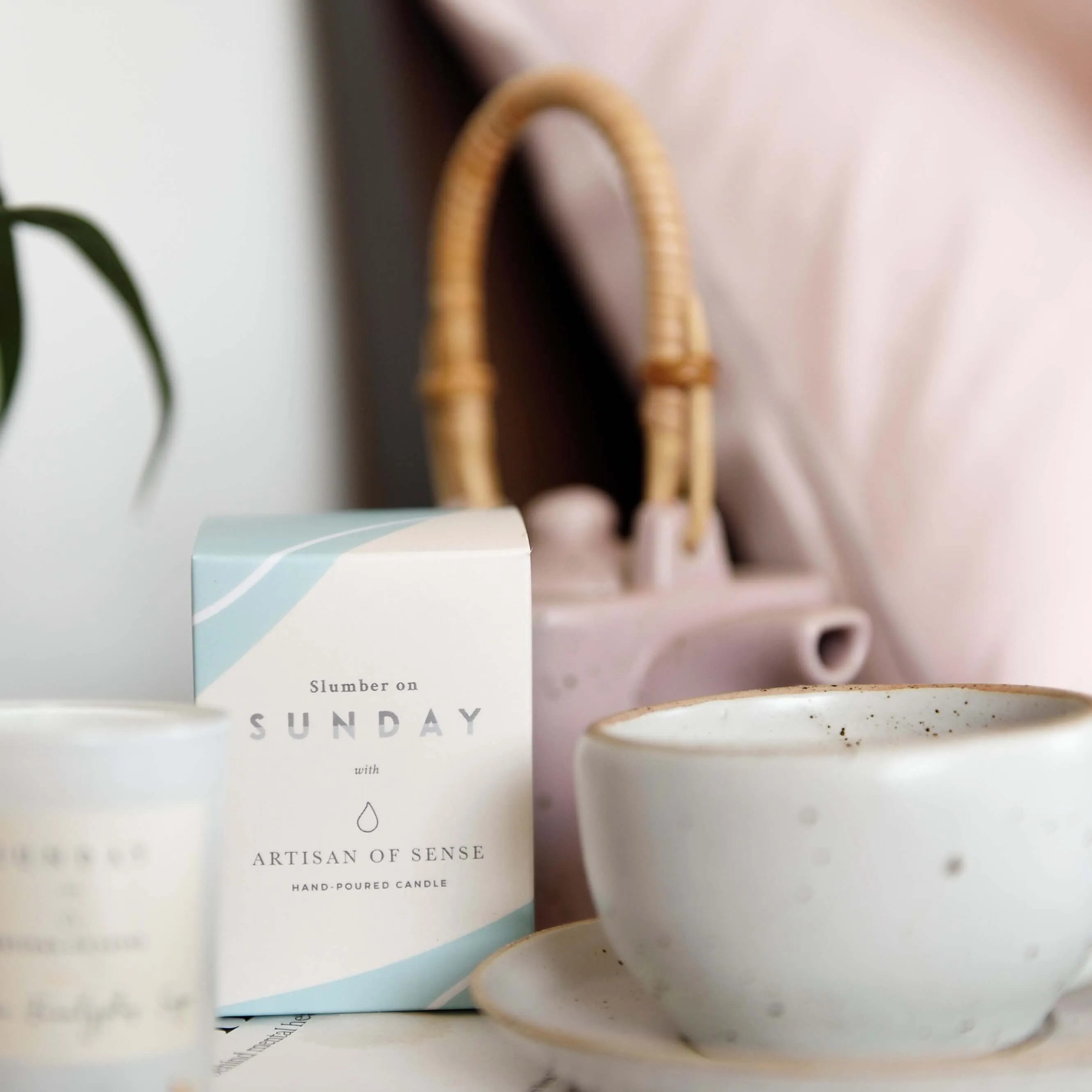Sunday Bedding x Artisan of Sense Candles