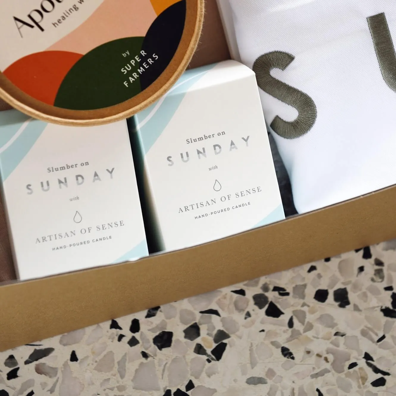 Sunday Bedding x Artisan of Sense Candles