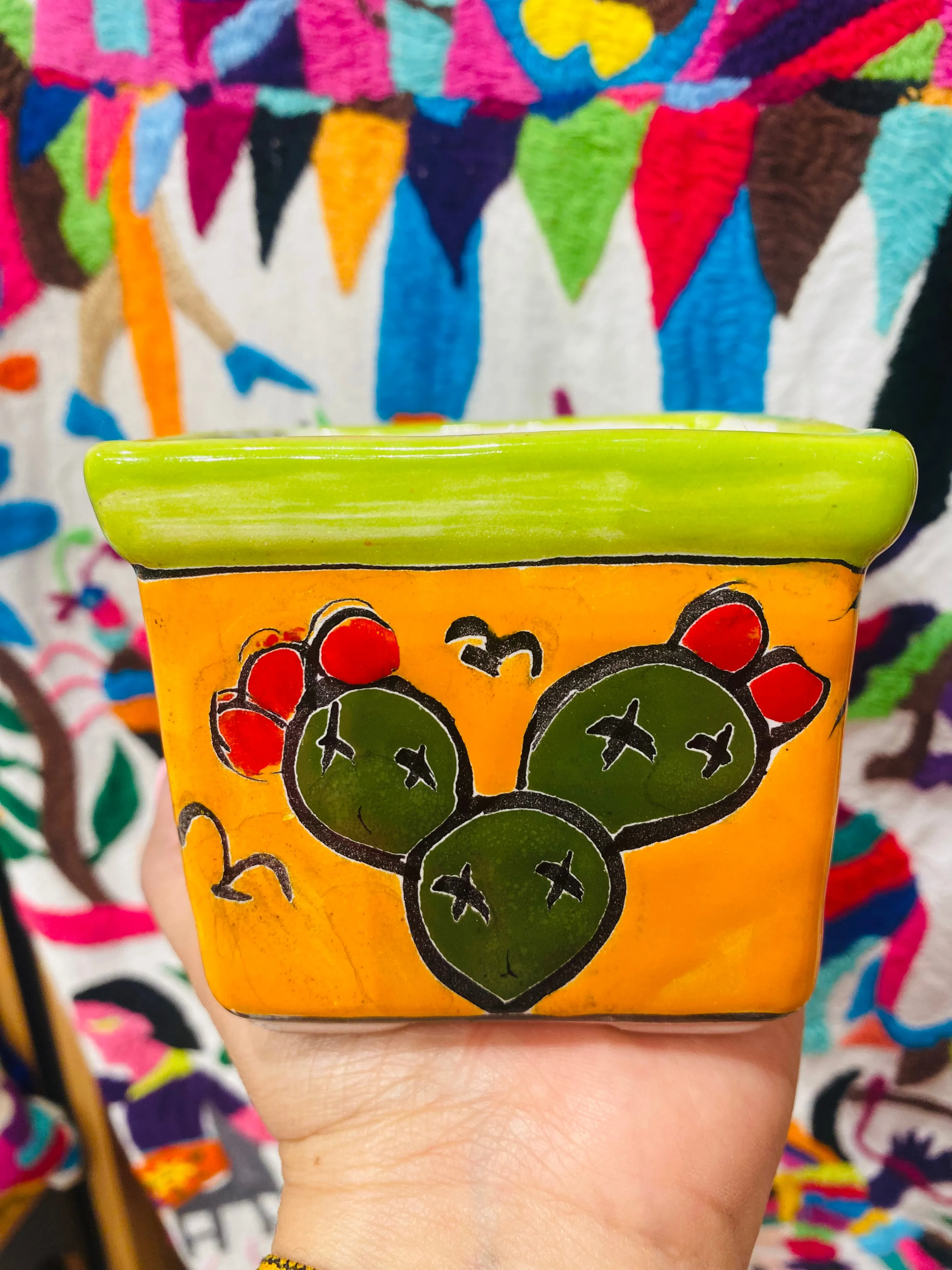 Talavera Candle
