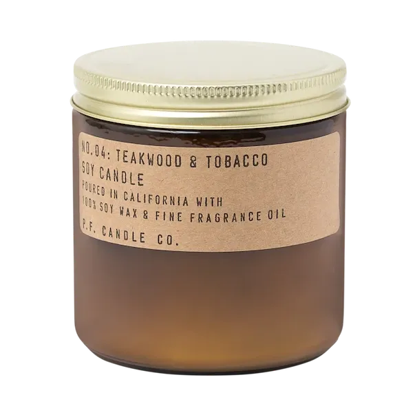 Teakwood & Tobacco Soy Candle
