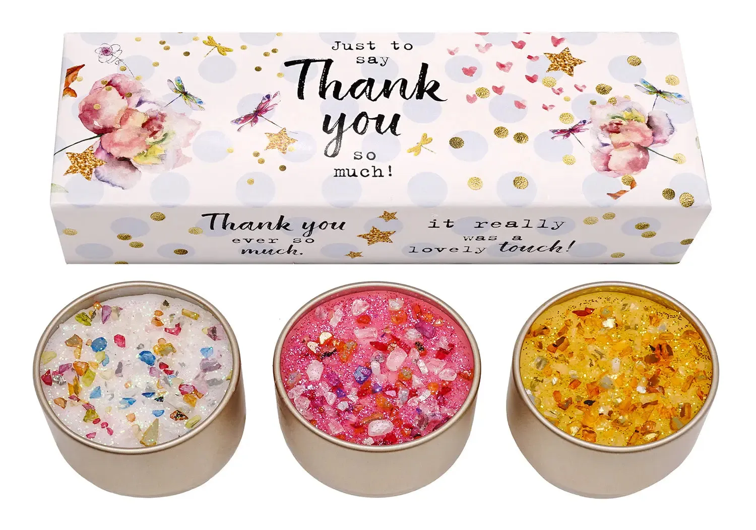 Thank You Candles Trio Set