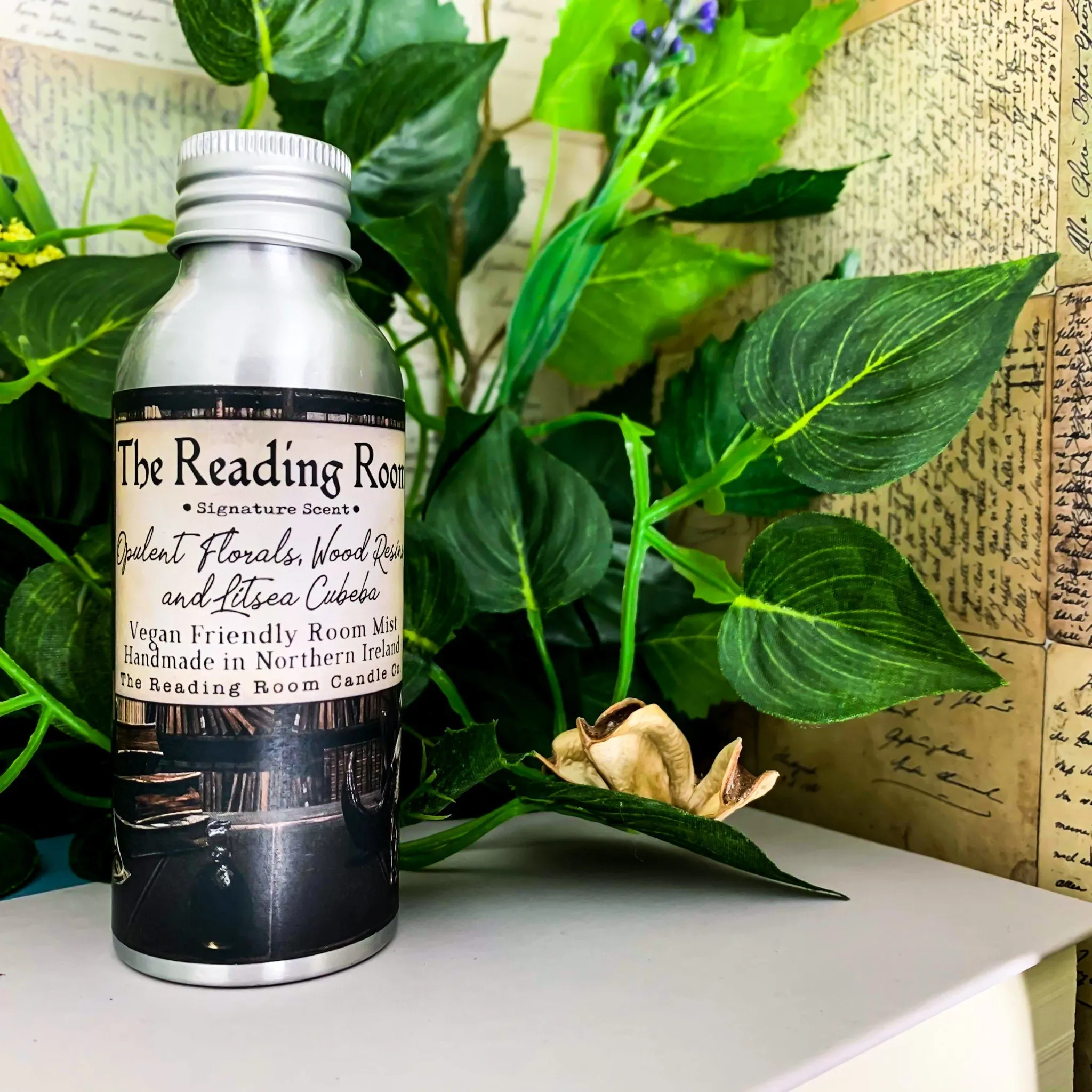 The Reading Room-Signature Room Spray-Opulent Florals, Wood Resins and Litsea Cubeba