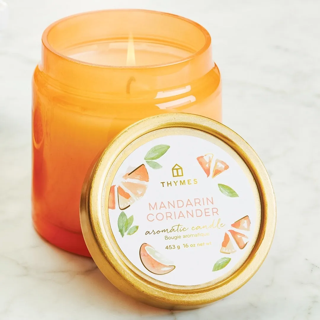 Thymes Mandarin Coriander Statement Poured Candle