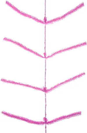 Tinsel Work Garland: Pink (9 ft)