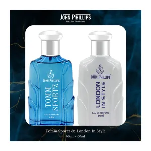 Tomm Sportz & London In Style - Unisex Fragrance Combo Set ( 60ml   60ml )