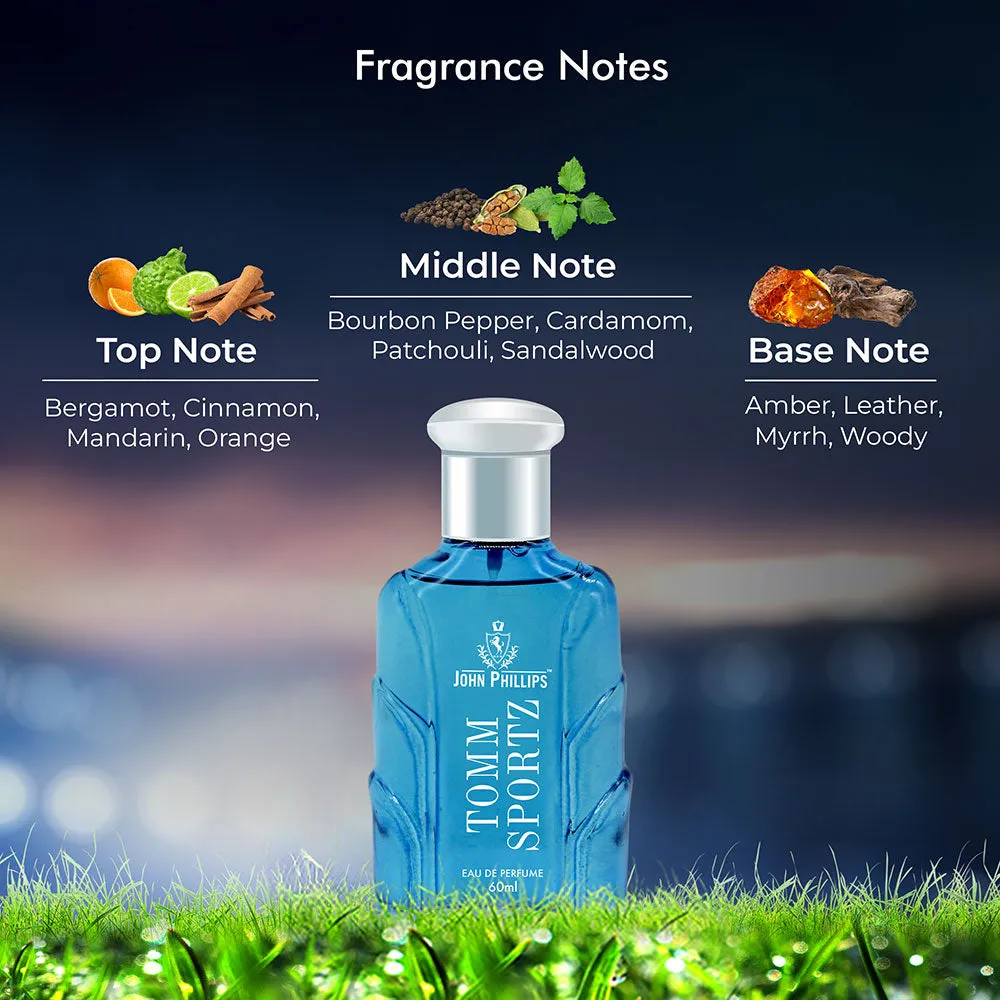 Tomm Sportz & London In Style - Unisex Fragrance Combo Set ( 60ml   60ml )