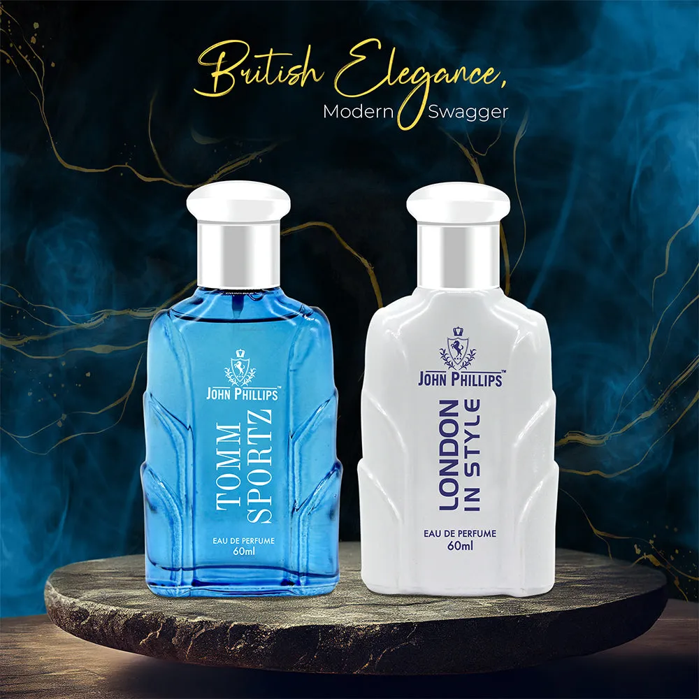 Tomm Sportz & London In Style - Unisex Fragrance Combo Set ( 60ml   60ml )