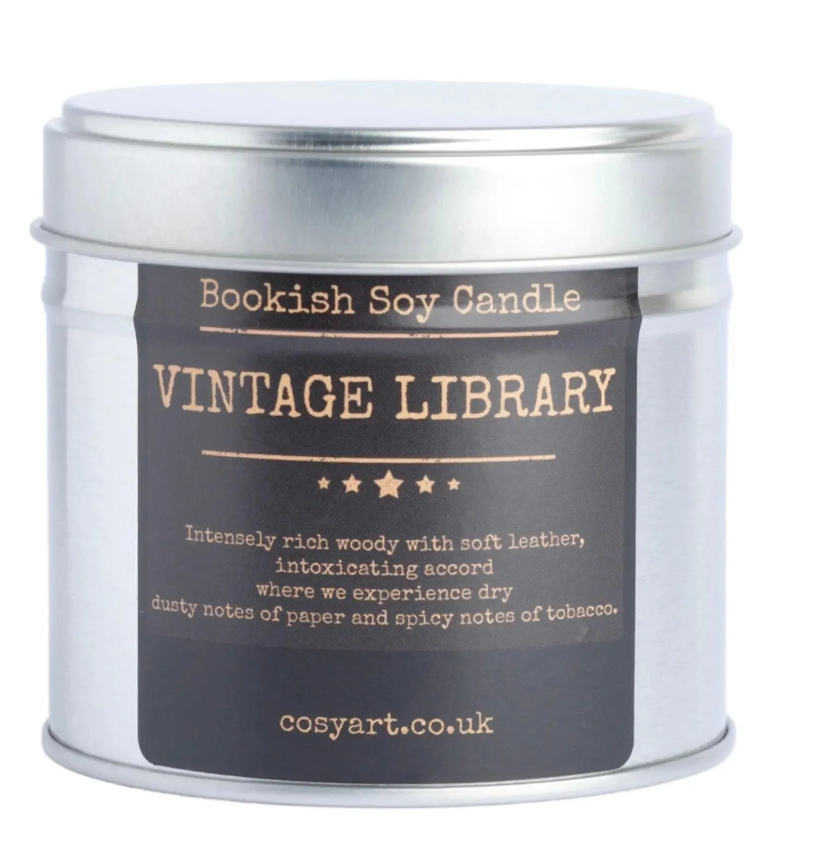 Vintage Library Candle in Tin 250ml
