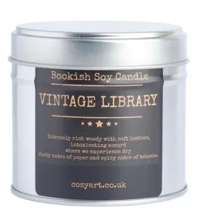 Vintage Library Candle in Tin 250ml