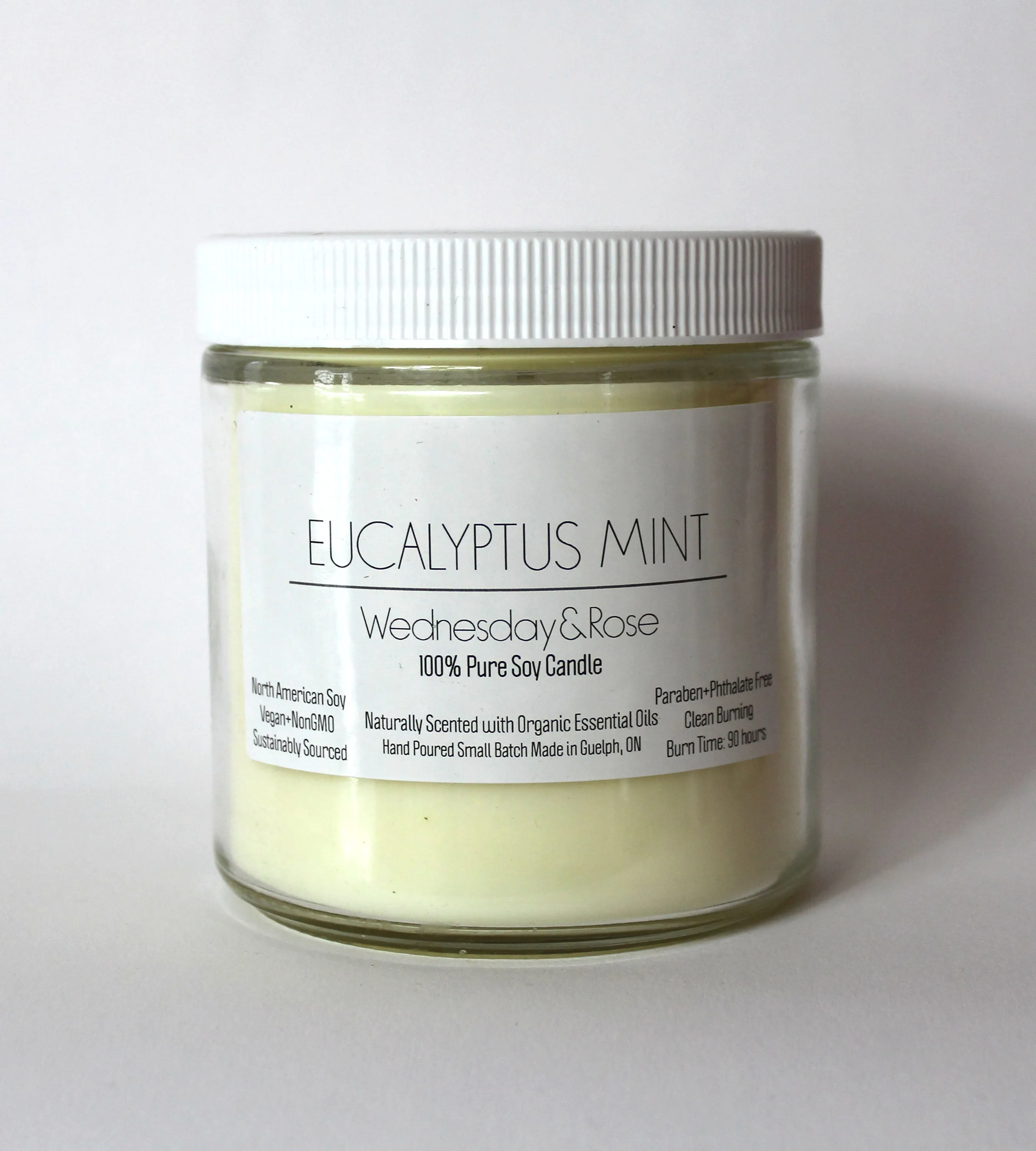 W R White Label Candles | 16oz