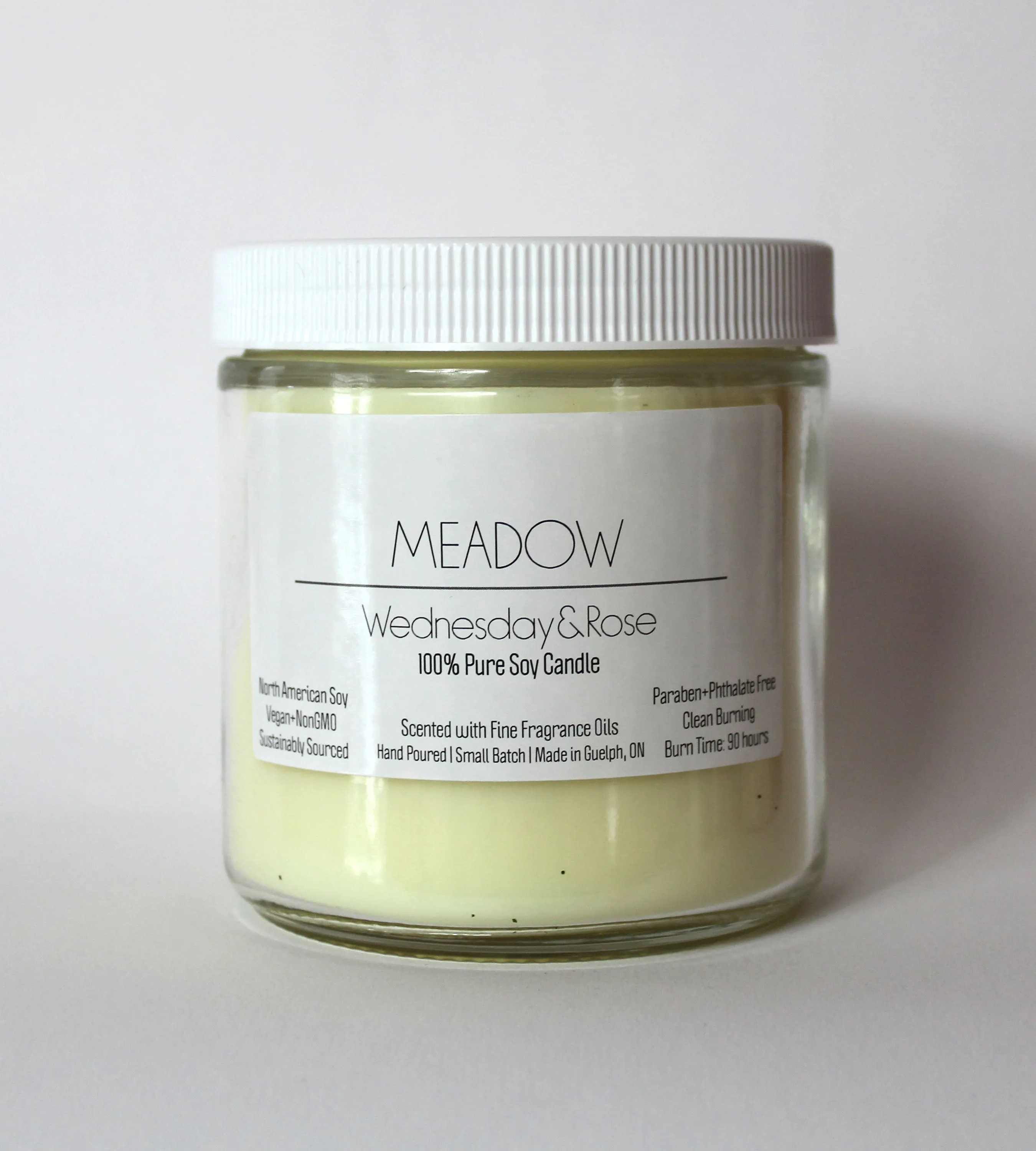 W R White Label Candles | 16oz