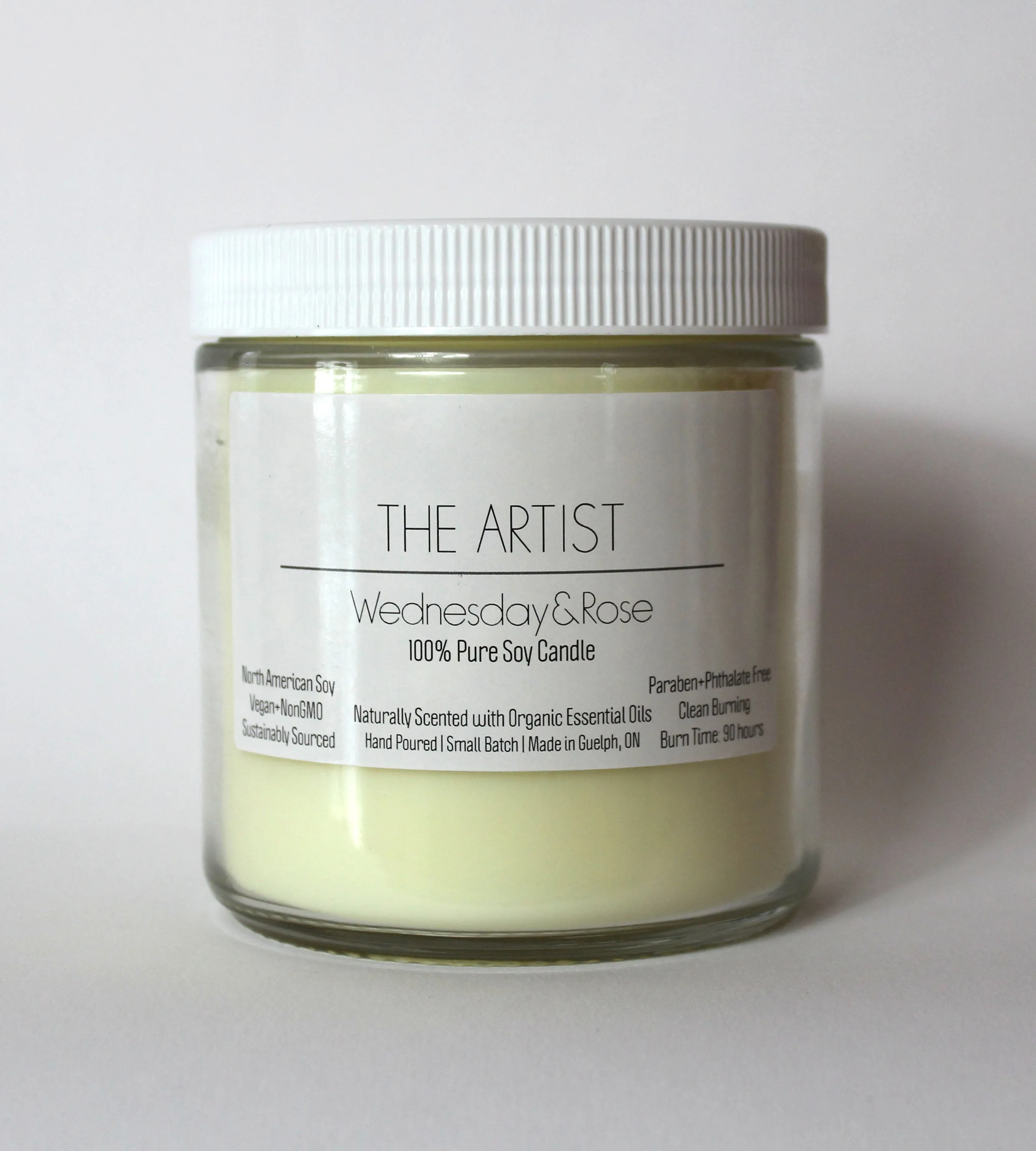 W R White Label Candles | 16oz