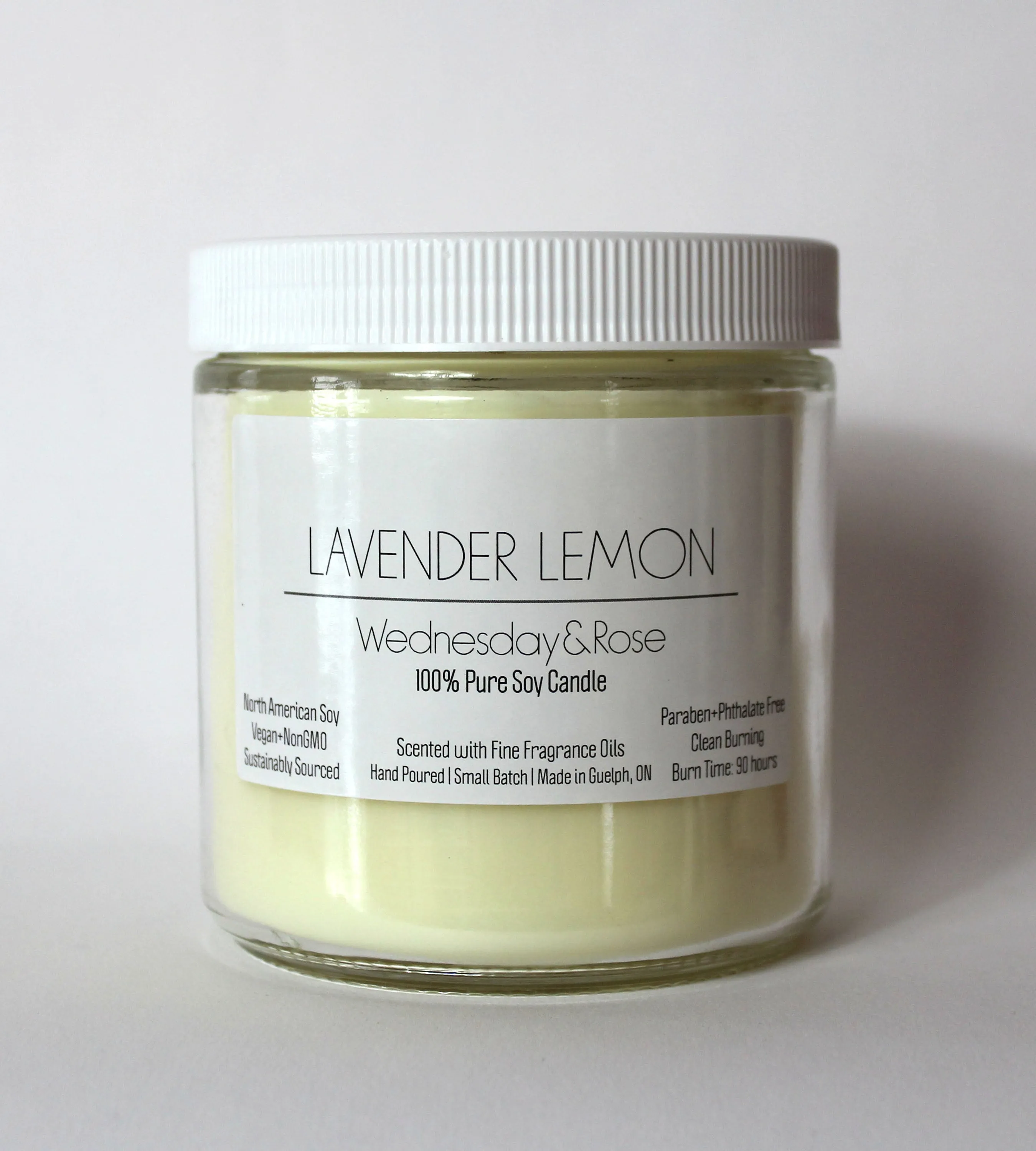 W R White Label Candles | 16oz