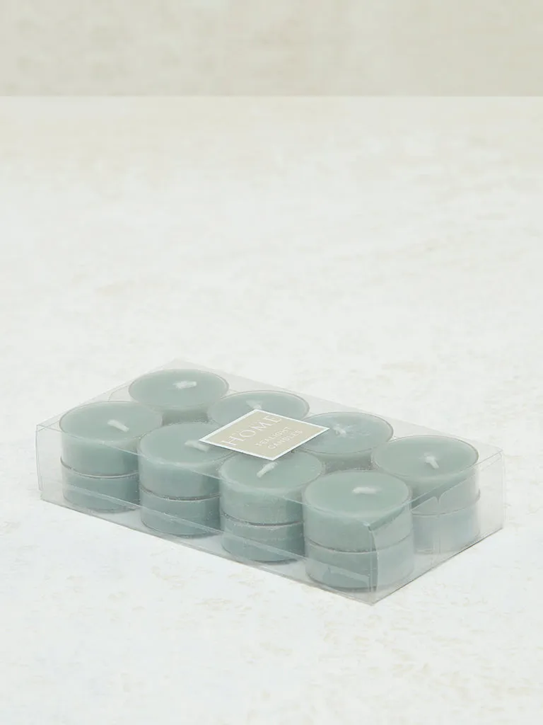 Westside Home Mint Acrylic Tealight Candle (Set of 16)