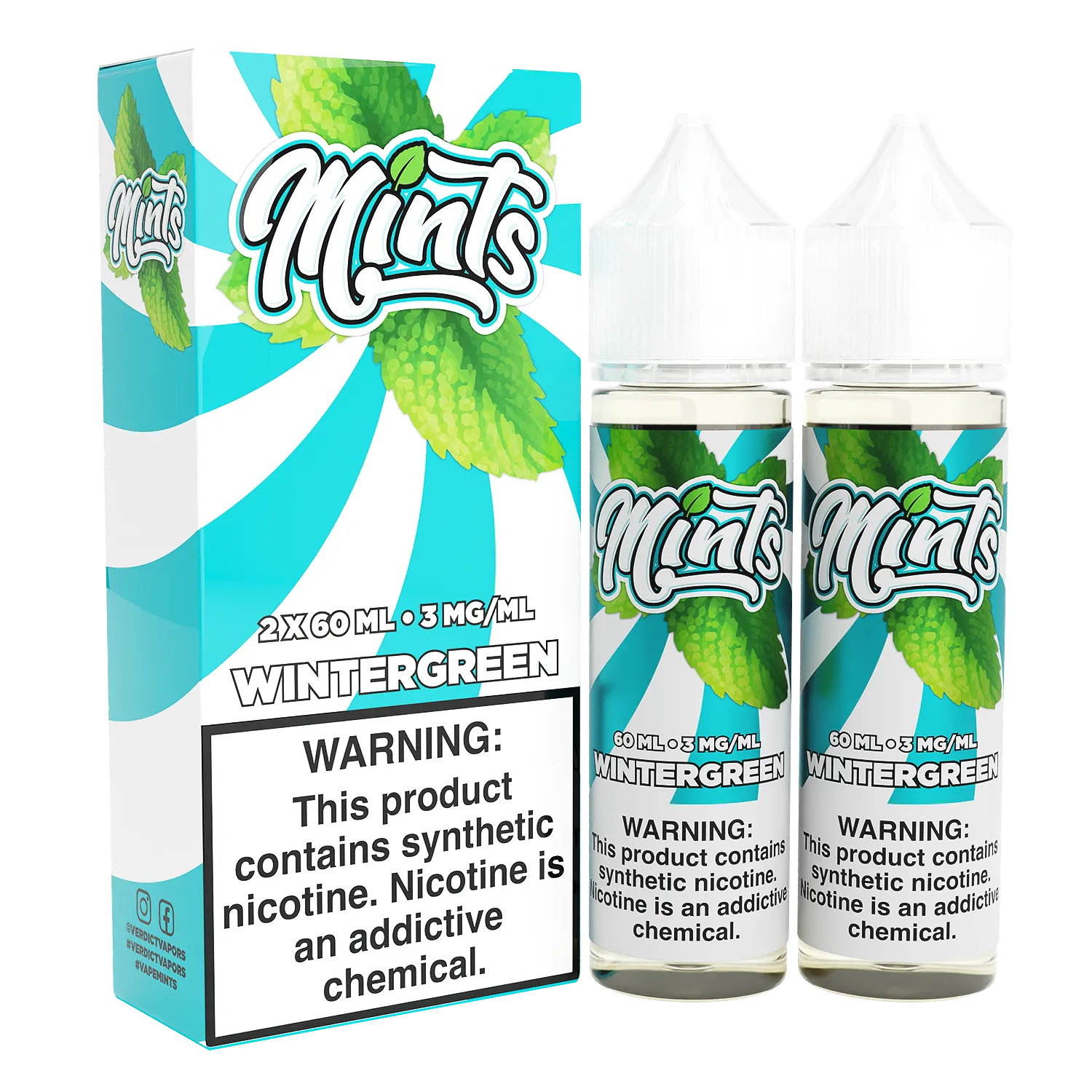 Wintergreen by Mints Series 2x 60mL